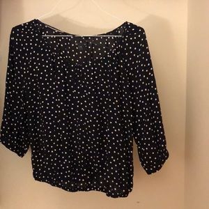 Gap Quarter Length Sleeve Blouse